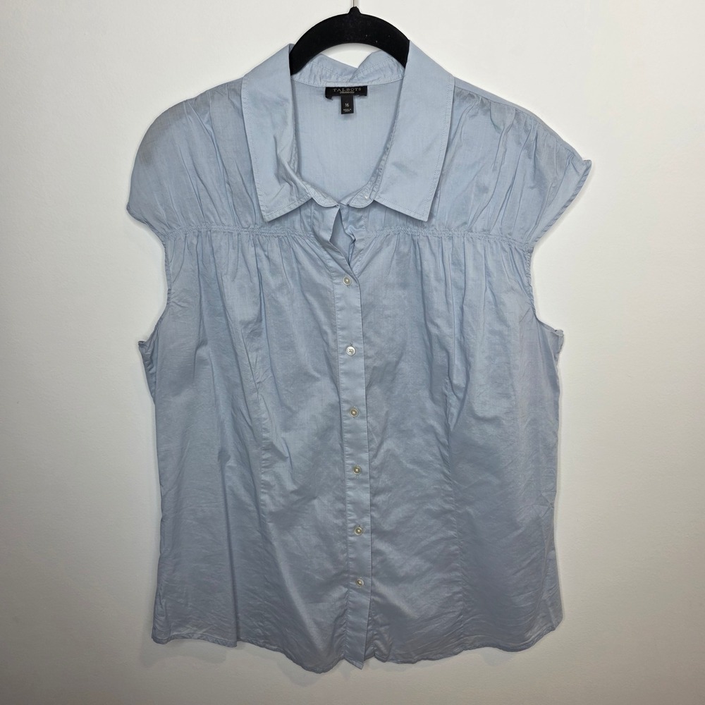 Talbots Button Up Womens 16